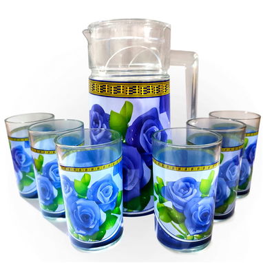 Juego jarra con 6 vasos - Img 122646131