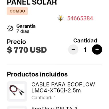 Ecoflow Delta 3+ cable MC4 - 2/2