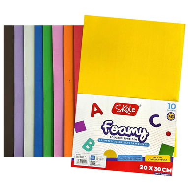 Pliegos de Foami Escharchados, Lisos, Estampados ✨ Aceptamos pago por transferencia 💳 - Img 115353546