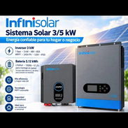 Sistema Solar InfiniSolar de inversor 3kw con batería de 5.12 kwh - Img 57922168