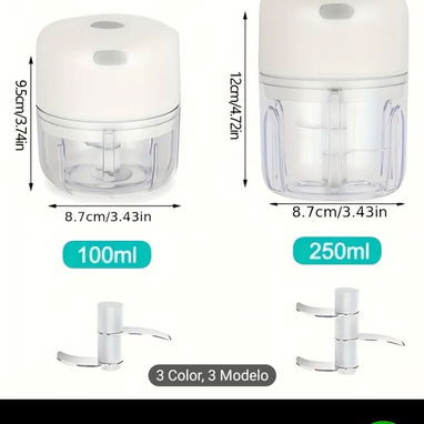 Picador de especias eléctrico inalámbrico - batería recargable - Img 124176253