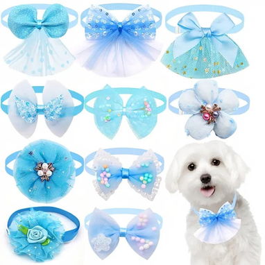 Collar Decorativo para Mascotas con Lazo o Flor - 2/3