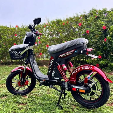 Bicimoto Mishozuki en roja y azul. Garantía 1 mes a la batería. Se hace domicilio en toda villa clara, cienfuegos, ss. - Img 124045731