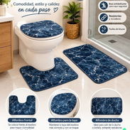 Set de 3 alfombras para baño - Img 58341270