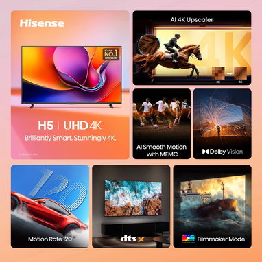 🔥 TELEVISOR HISENSE 50” 4K GOOGLE TV🔥 NUEVO EN CAJA 🔥 BUEN PRECIO 🔥 - 4/5