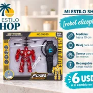 Juguete Robot Helicóptero - Img 58259826