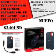 Disco duro SSD externo 2TB marca SANDISK - (240usd) WhatsApp: 54816397 - Img 56047740