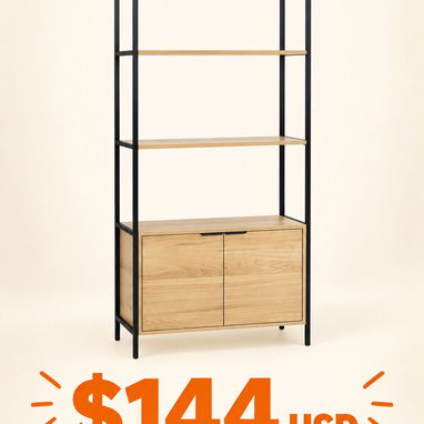 Muebles y Estantes Modernos MDF / Metal - 5/9