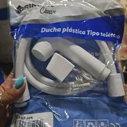 Ducha de aseo mezcladora juego de accesorios de baño latiguillos llave ángulos sifas tragantes plomería - Img 54803879