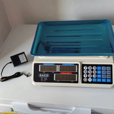 ⚖️ PESA DIGITAL SACO 40KG -  💵 PRECIO Especial: 💰: $70 USD   📦 Estado: Nueva de paquete (0km), sellada en su caja. Ca - 7/7