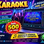 Si su bar o cafetería necesita un poco de diversión, con un Karaoke la va a pasar genial x solo 500 pesos cubanos o CUP - Img 58006001