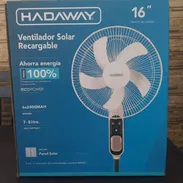 Ventilador Recargable 16" Panel solar * - Img 52546960