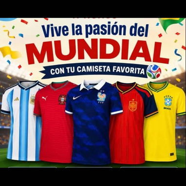 Camisetas de futbol del mundial - Img 123718031