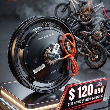 ⚙️MOTORES DE BICIMOTOS MEDIANAS Y PEQUEÑAS DE 48 V/ 500 Watts NUEVOS A ESTRENAR X USTED RING 🛒‼️16 CON - Img 118720859
