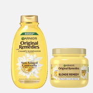 Garnier Sunkiss champú y mascarilla para cabello rubio natural o teñido - Img 55677753