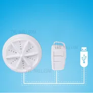 Turbine wash. "Mini lavadora" USB para ropa - Img 44183098