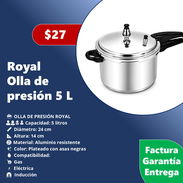 Olla de presión 5L Royal - Img 55927558