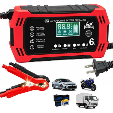 Cargador de baterias 12V 6A - 6/9