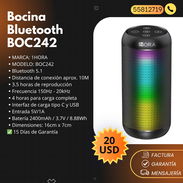 Bocina Bluetooth 5.1 BOC242 2400MAH 5V - Img 55620211