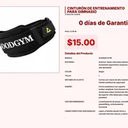 Cinturón de entrenamiento ligero y versátil disponible ya mismo hoy VPT#-0089 - Img 55434654