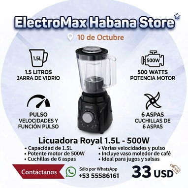 * Sandwichera Royal, precio 25 USD * Base fija para TV — Tamaño de pantalla: 32" - 90", precio: 28 USD * Cajita digital - 7/10