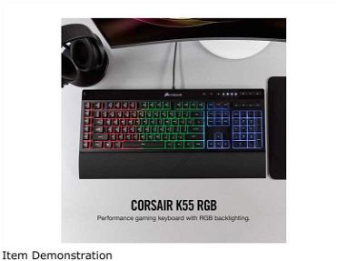 0km✅ Teclado Corsair Gaming K55 RGB Pro 📦 Macros ☎️56092006 - Img 60484291