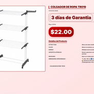 COLGADOR DE ROPA TR019 . - Img 57101885