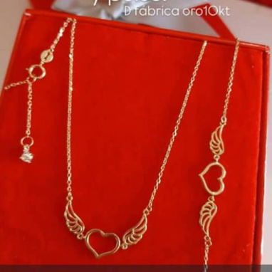 Variados modelos de gargantillas de oro 10k - 4/6