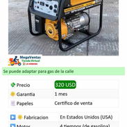 PLANTA ELÉCTRICA CATER 3500w - Img 55902727
