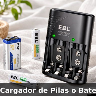 Cargador Pilas Baterias - 3/3
