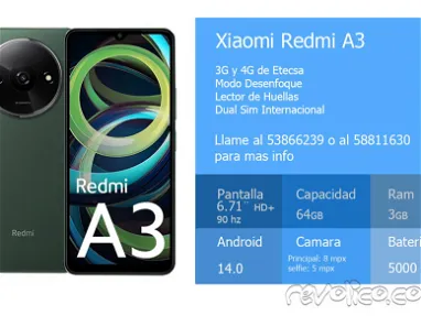 ❤️ Xiaomi Redmi 9A 120$ Redmi Note 13 210$ Redmi 12C 135$ Note 12 165$ Samsung F13 150$☎️ 53866239 ☎Nuevos+Garantia⚡️ ⚡️ - Img 68023633