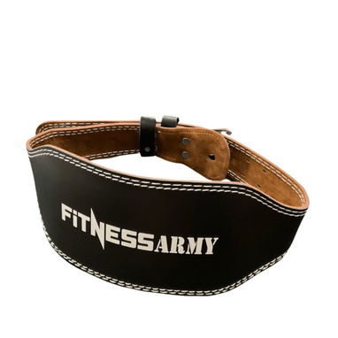 Fajas o Cinturon de fuerza profesional de cuero FITNESSARMY 58234161 - Img 103488955