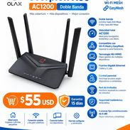 No son para Nauta Hogar‼️ Router Wi-Fi Mesh Olax Scorpion X60 AC1200 - Img 57273198