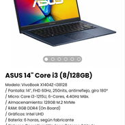 Laptops ASUS* Laptop Asus VivoBook* Laptop Core i3 de 12 Generación* Laptop ASUS pantalla 14"* Laptop nueva - Img 45554072