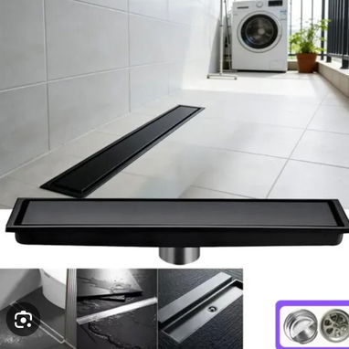 Desagüe _ drenaje piso 🎀 color negro mate 🎀 diseño moderno - Img 124432464
