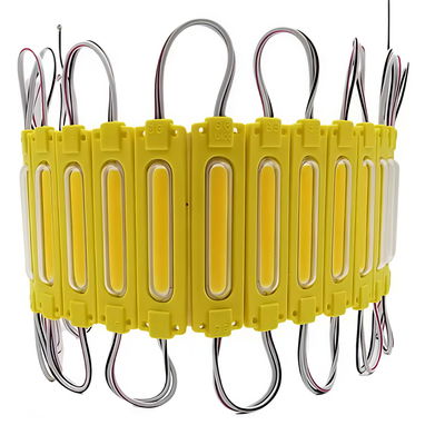 CÁPSULA O MÓDULO LED COLOR AMARILLO 12V. - 2/3