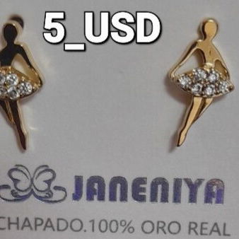 Finos Aretes _ Oro laminado - Img 120513513
