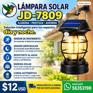 LAMPARA SOLAR ESTILO FAROL CON SENSOR DE MOVIMIENTO - Img 57441285
