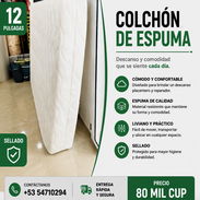 Colchónes de espuma a 80 mil mensajería incluida - Img 56791932