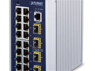 Switch Administrable Industrial 16 puertos Gigabit Ethernet + 4 SFP.   De uso pero en perfecto estado funcionando al 100 - Img main-image-45300961