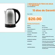 Milexus Hervidor 1.7L Apagado Tras Hervido Automático VPT#-0504 - Img 55672669