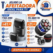 Afeitadoras Eléctricas Recargables | Tulzim TXD-090 y Ordele FK-8801 7D | USB-C - Img 56523868