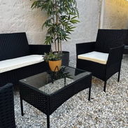 Juego de muebles para terraza o exteriores con mesa de cristal ⭐️Domicilio Gratis⭐️ - Img 57949718