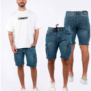 Bermudas 4puertas de mezclilla para hombre - Img 50628227