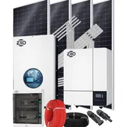 - INVERSOR SOLAR HÍBRIDO 5000W FASE DIVIDA 110/220 - BATERÍA 51.2V 100AH (5KWH) - 4 PANELES SOLARES LONGI 615W - Img 56511759