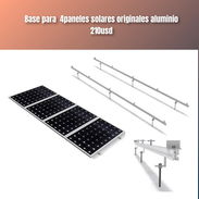 Base para 4 paneles solares y controlador de carga - Img 56016097