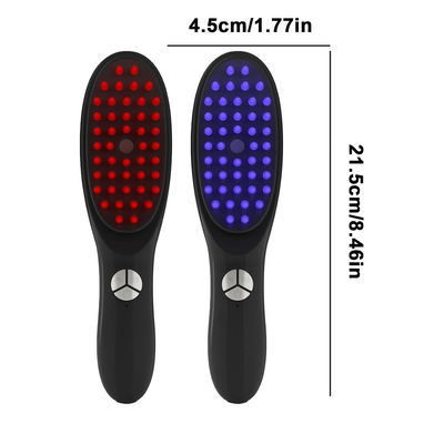 Cepillo eléctrico capilar 💆♀️✨ con luz roja/azul, masaje 3D ultrasónico, vapor hidratante y difusor de aceites - Img 126968115