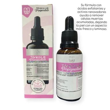 Tónico LB aclarante Anti-Imperfecciones despigmentante quita y aclara manchas uso nocturno todo el cuerpo - Img 117119599