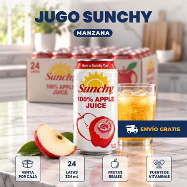 CAJA JUGO SUNCHY | ENVÍO GRATIS | VARIOS SABORES - 6/7