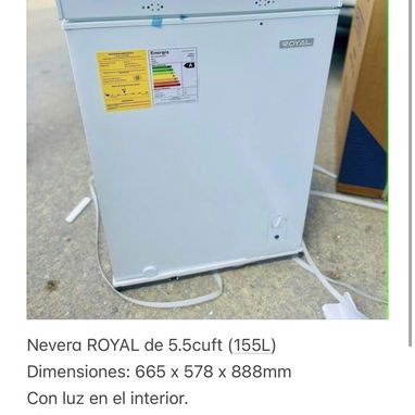 Neveras MILEXUS, ROYAL, PREMIUN, PREMIER. Diferentes pies. NUEVAS. ENTREGA INMEDIATA - Img 128093566